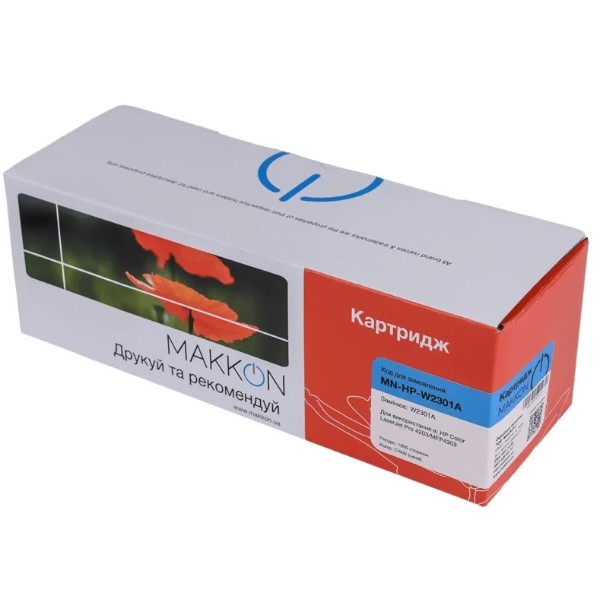 Фото - Картридж-тонер Makkon HP W2301A (230A) для CLJ Pro 4203/4303 cyan (MN-HP-W2301A)