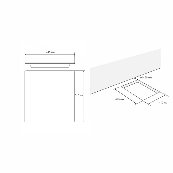 Фото - Варочная панель газовая ELEYUS MALVA 45 BL CF