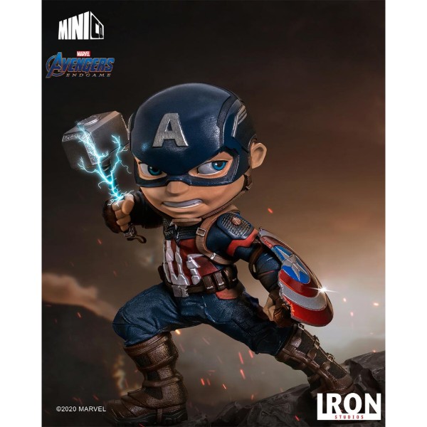 Фото - Колекційна фігурка Iron Studios MARVEL Capitan America Avangers: Endgame (MARCAS26620-MC)