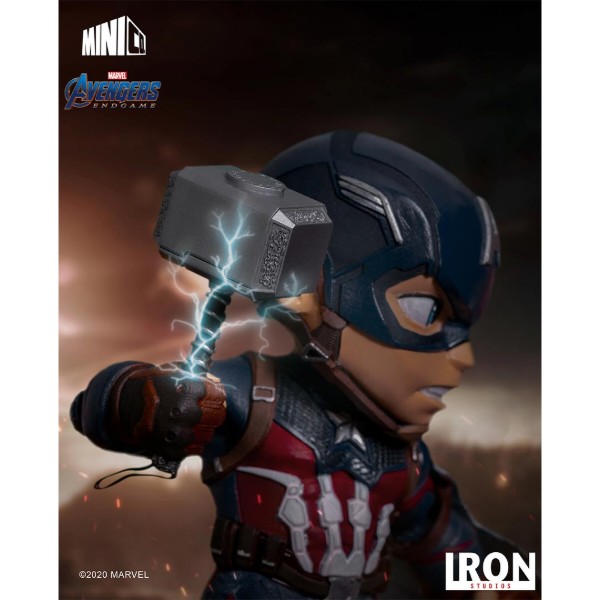 Фото - Колекційна фігурка Iron Studios MARVEL Capitan America Avangers: Endgame (MARCAS26620-MC)