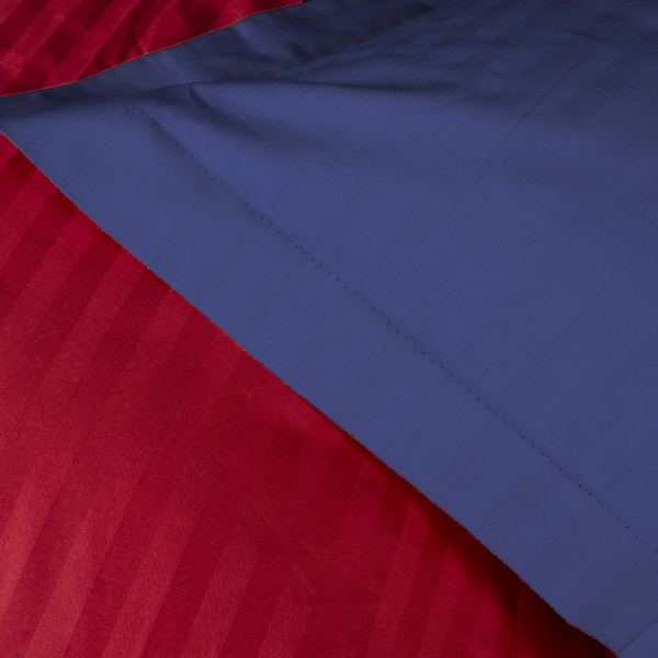 Фото - Комплект постільної білизни дитячий MirSon Satin Stripe 30-0018 + 30-0019 Mardin 110х140 (2200005247358)