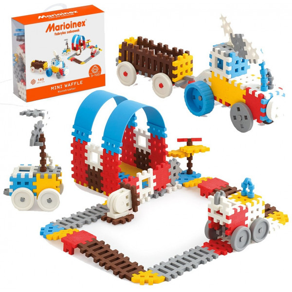 Фото - Мягкий конструктор для малышей Marioinex MINI WAFFLE 140 деталей № 4 (438963)