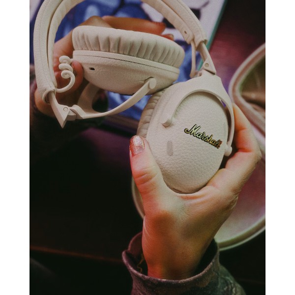 Фото - Наушники полноразмерные беспроводные Marshall Monitor III ANC Cream (1009077)