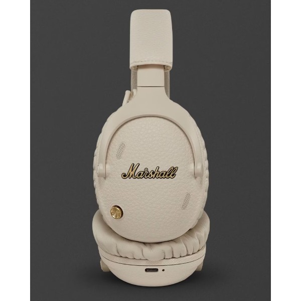 Фото - Наушники полноразмерные беспроводные Marshall Monitor III ANC Cream (1009077)