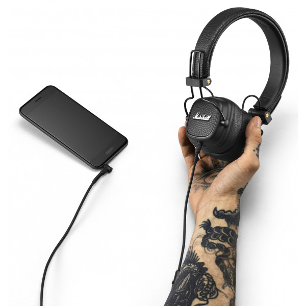 Фото - Наушники накладные проводные Marshall Major III Black (4092182)