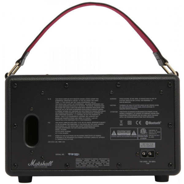 Фото - Портативна акустика Marshall Portable Speaker Kilburn Black (4091189)