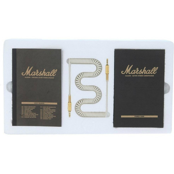 Фото - Портативна акустика Marshall Portable Speaker Kilburn Cream (4091190)