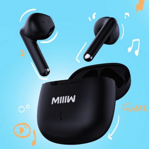 Фото - Наушники вкладыши беспроводные TWS MiiiW Marshmallow TWS Headphones Plus Black (MWTW03)