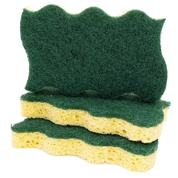 Фото - Губка для миття посуду целюлозна MARTINI SPA Homme Utility Dual Action Sponge Cellulose + Strong Fibre (7043P00)