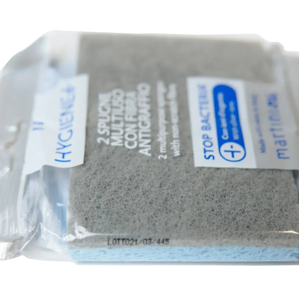 Фото - Набор губок целлюлозных для мытья посуды MARTINI SPA HYGIENE+ 2 Multipurpose Sponges With Non-Scratch Fibre (7083HYG)