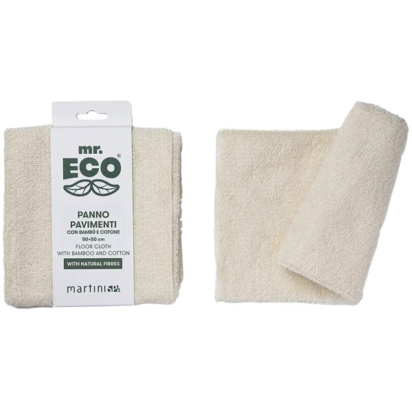 Фото - Серветка побутова MARTINI SPA Mr.Eco Floor Cloth With Bamboo And Cotton With Natural Fibres (7206MRE)