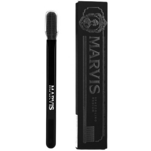 Фото - Зубна щітка Marvis середньої жорсткості Чорна (8004395110087)