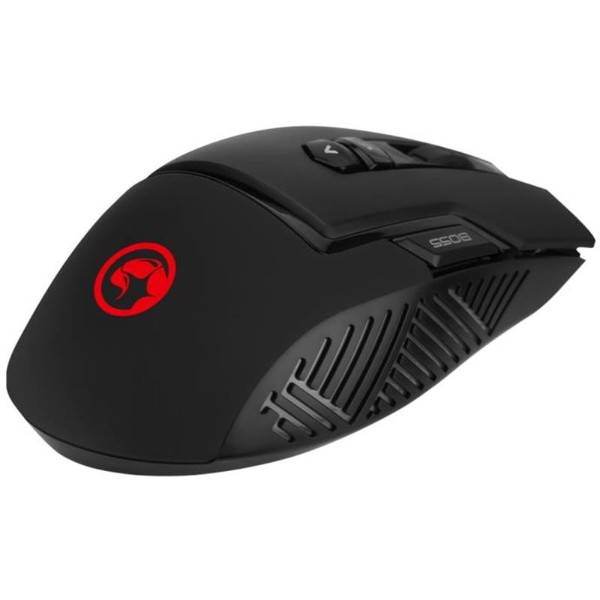 Фото - Мышь проводная игровая Marvo M355 7 colors-LED Black +коврик G1