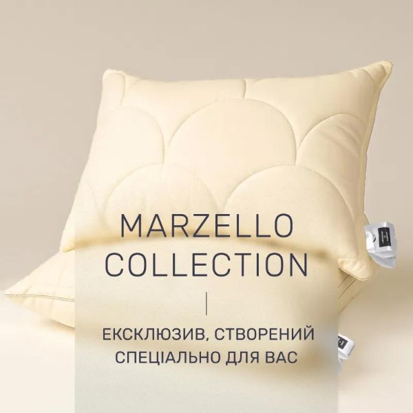 Фото - Подушка стандартна MirSon №524 Marzello Collection Silk Kapok висока 70x70 см (2200012229897)