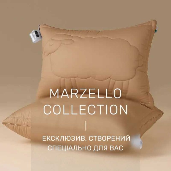 Фото - Подушка стандартная MirSon №518 Marzello Collection Wool высокая 50x70 см (2200012229477)
