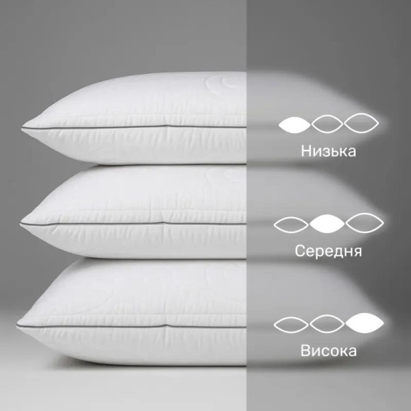 Фото - Подушка стандартная MirSon №508 Marzello Collection EcoSoft средняя 50x70 см (2200012228692)