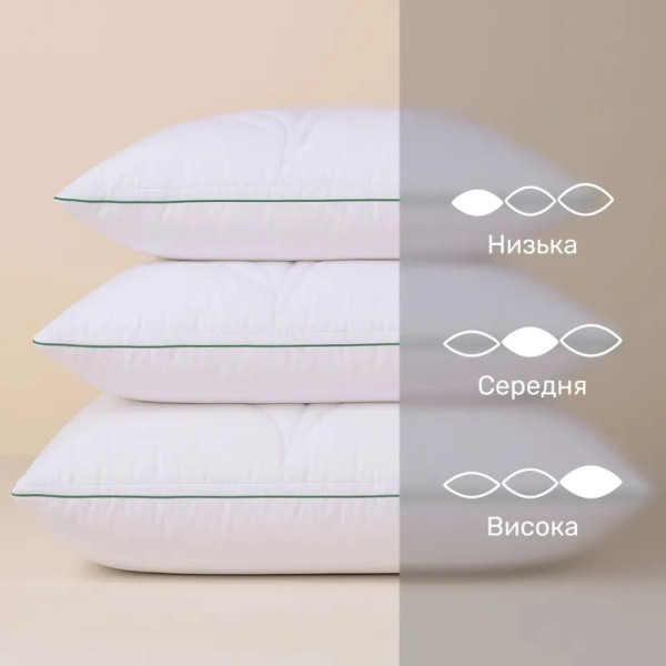 Фото - Подушка стандартна MirSon №510 Marzello Collection Tencel м'яка 70x70 см (2200012228838)