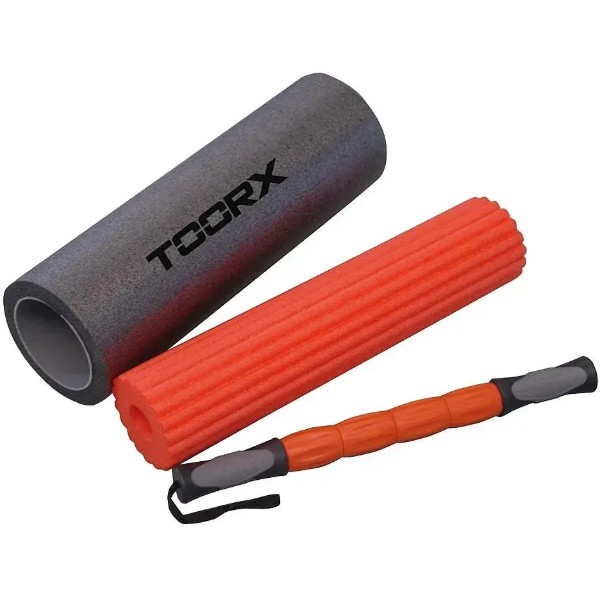 Фото - Массажный ролик Toorx Rullo 3 в 1 Nero/Arancio/Grigio (AHF-091)