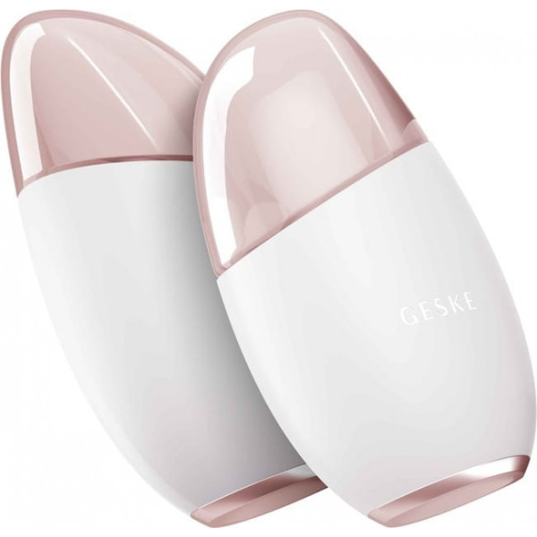 Фото - Масажер для обличчя GESKE Cool & Warm Eye and Face Massager 7 в 1 пудровий (GK000700SL01)