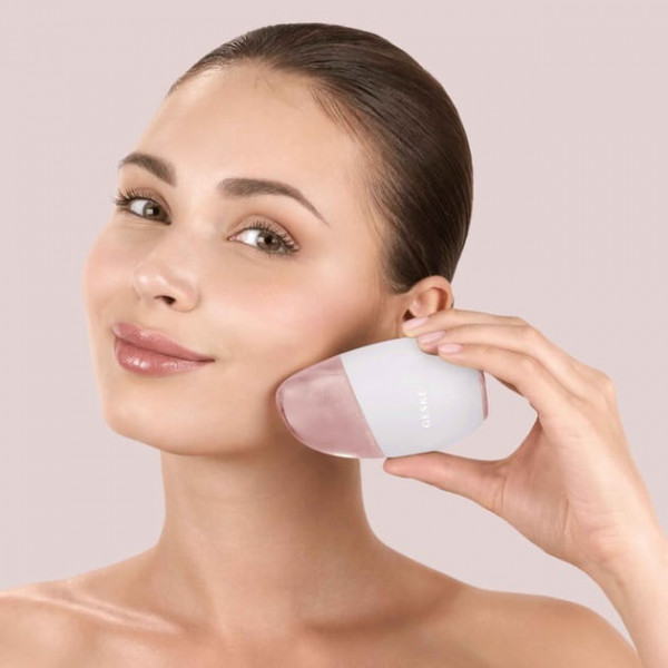 Фото - Масажер для обличчя GESKE Cool & Warm Eye and Face Massager 7 в 1 пудровий (GK000700SL01)