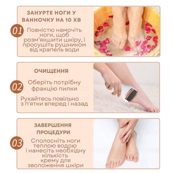 Фото - Електрична роликова пилка AIMED Foot Master Classic (AI-FootM_Classic1_wh)