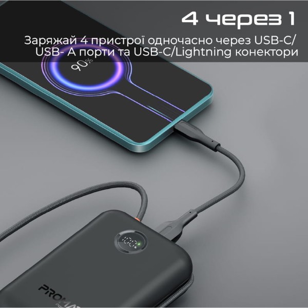 Фото - Батарея мобильная Promate 30000mAh (powerpod-30.black)