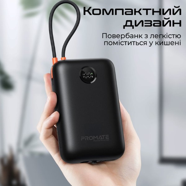 Фото - Батарея мобильная Promate 30000mAh (powerpod-30.black)