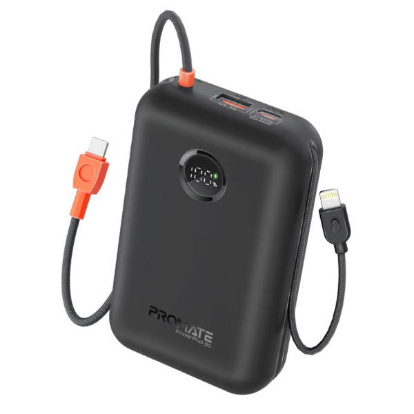 Фото - Батарея мобильная Promate 30000mAh (powerpod-30.black)