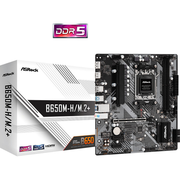 Фото - Материнська плата ASRock B650M-H/M.2+