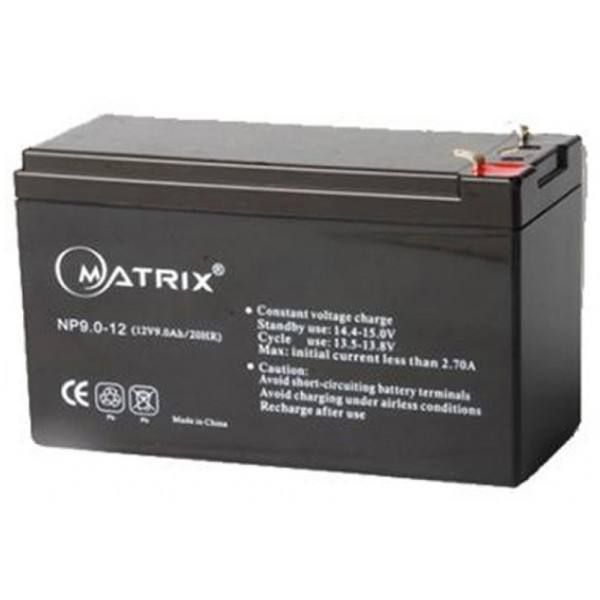 Фото - Аккумулятор для ИБП Matrix 12V 9AH (NP9-12)