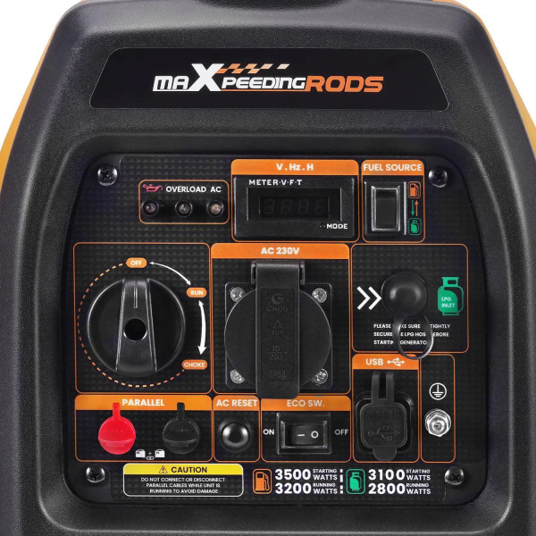 Фото - Генератор инверторный MaXpeedingRods MXR3800DF