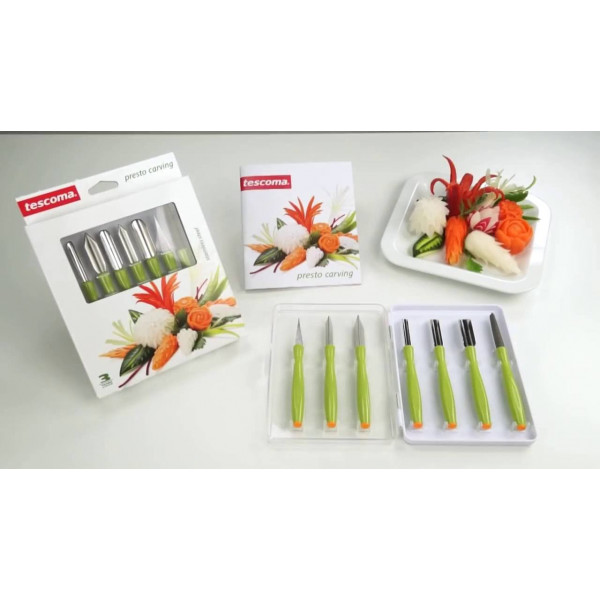 Фото - Набір ножів tescoma 422010 Presto Carving для фігурної нарізки