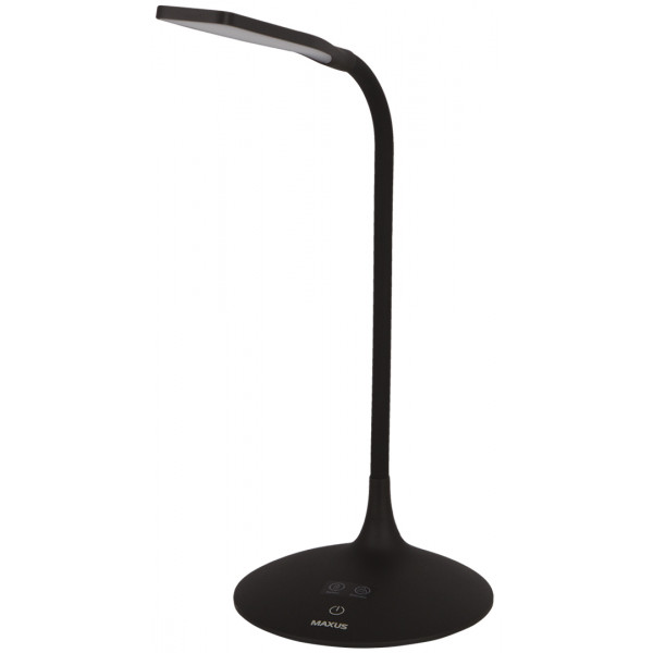 Фото - Настольная лампа Maxus DKL 6W 4100K BK square (1-DKL-002-01)