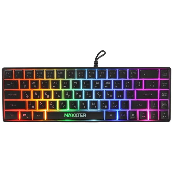 Фото - Клавиатура проводная игровая Maxxter  KBG-C03BUL-UA