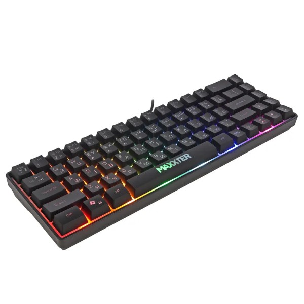 Фото - Клавиатура проводная игровая Maxxter  KBG-C03BUL-UA