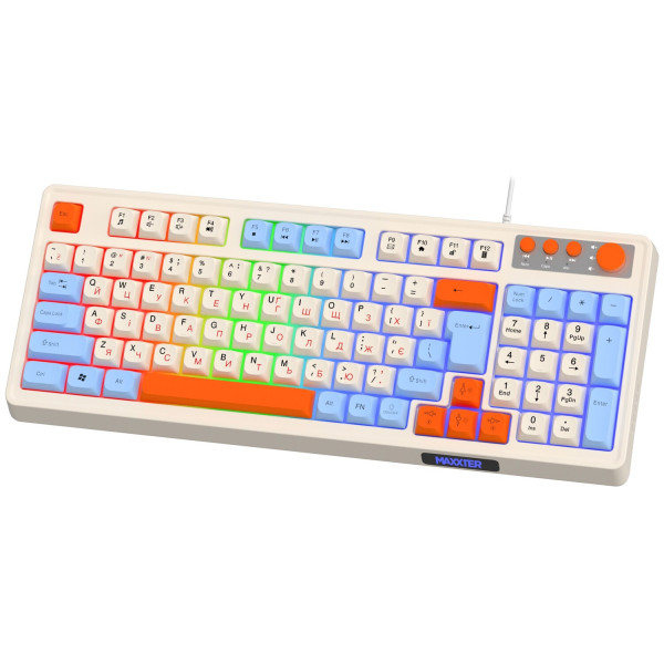 Фото - Клавиатура проводная игровая Maxxter KBG-3C01-UA