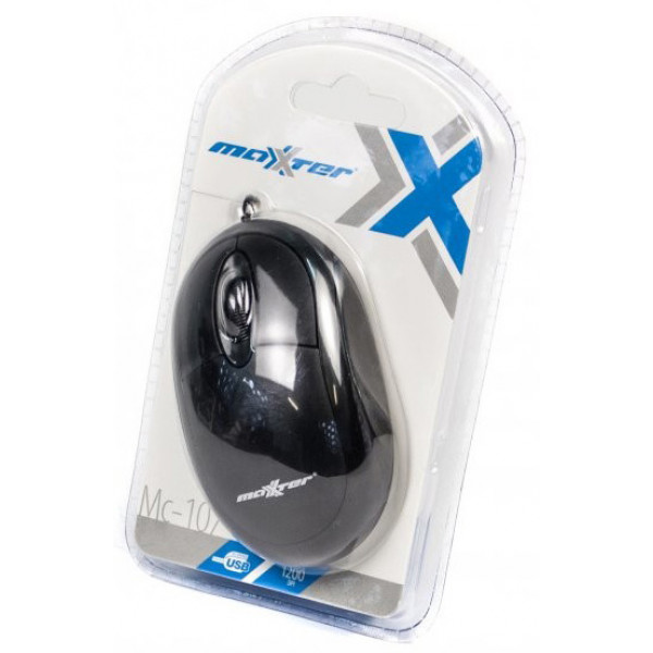 Фото - Миша дротова Maxxter Mc-107BK черная USB