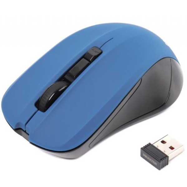 Фото - Миша бездротова Maxxter Mr-337-Bl Blue USB