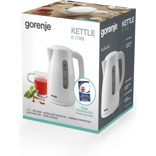 Фото - Електричний чайник Gorenje K17WII  (FK-1401)