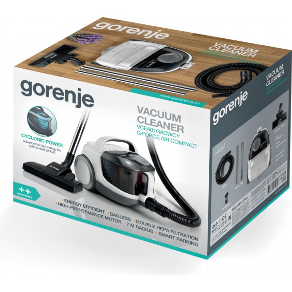 Фото - Пилосос для сухого прибирання без мішка Gorenje VCEA01GACWCY