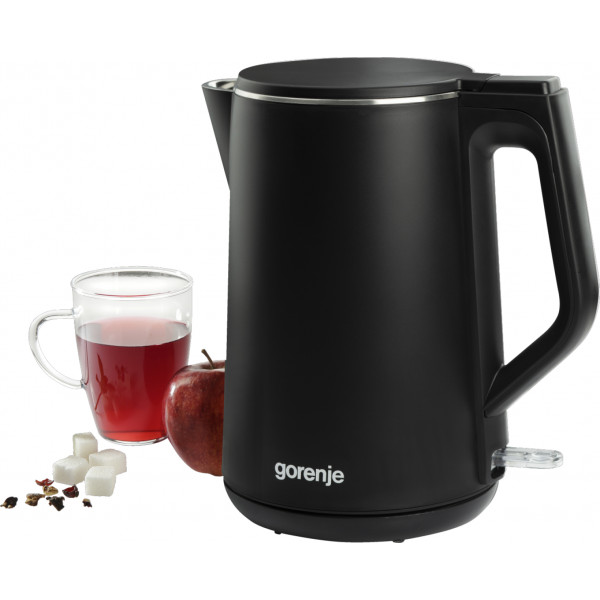 Фото - Уцінка - Електричний чайник Gorenje K 15 DWBK
