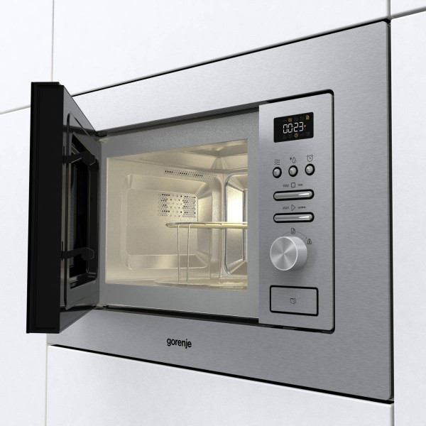 Фото - Мікрохвильова піч (НВЧ) вбудована Gorenje BMI201AG1X