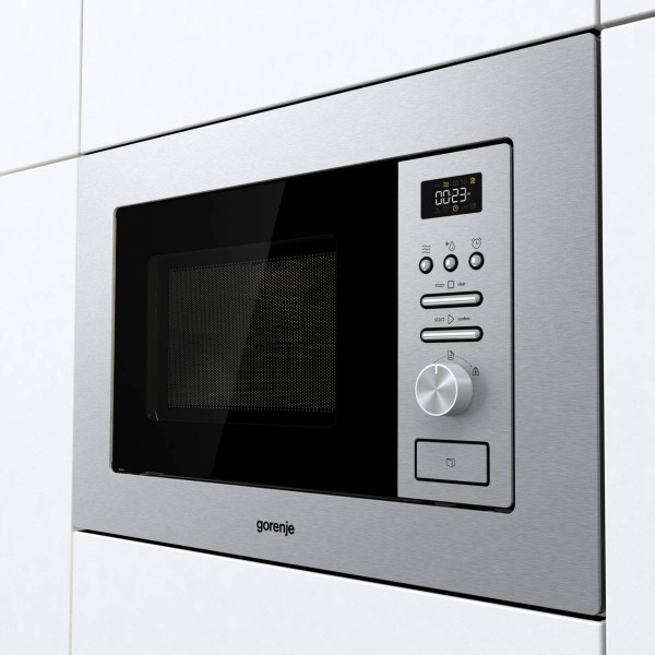 Фото - Мікрохвильова піч (НВЧ) вбудована Gorenje BMI201AG1X