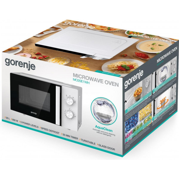 Фото - Мікрохвильова піч (НВЧ) Gorenje MO20E1WH
