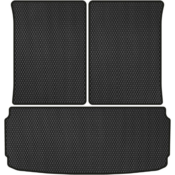 Фото - EVA коврик в багажник авто EVAtech для GL-Class (X166) 7 seats Mercedes-Benz 2012-2015 2 поколение SUV USA (MB11801BE3RBB)