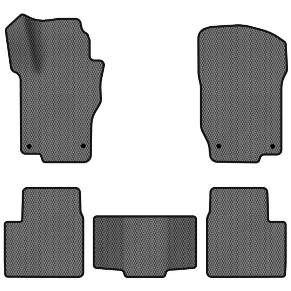 Фото - EVA коврики в салон авто EVAtech для ML-Class (W164) Mercedes-Benz 2005-2011 2 поколение SUV EU MB1800CD5MS4RGB
