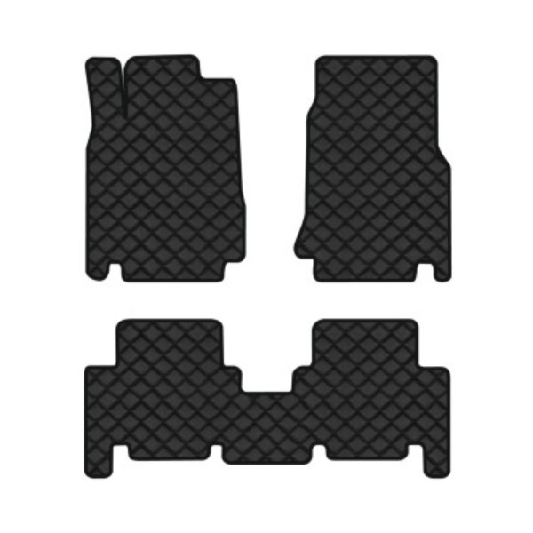 Фото - Коврики из экокожи в салон авто EVAtech для A-Class (W168) Short Mercedes-Benz 1997-2004 1 поколение Htb EU (MB21401Z3BBB)