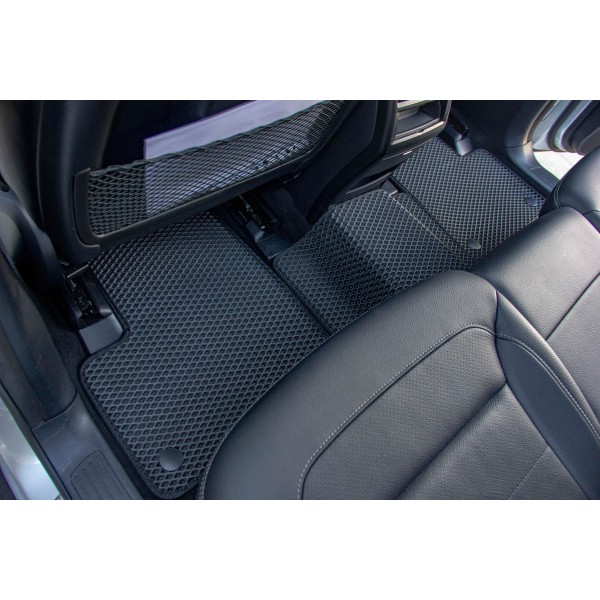 Фото - Коврики из экокожи в салон авто EVAtech для ML-Class (W166) Mercedes-Benz 2011-2015 1 поколение SUV EU (MB21534C5MS8BBB)