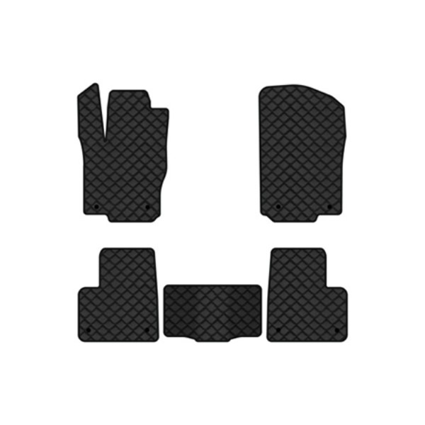Фото - Коврики из экокожи в салон авто EVAtech для ML-Class (W166) Mercedes-Benz 2011-2015 1 поколение SUV EU (MB21534C5MS8BBB)