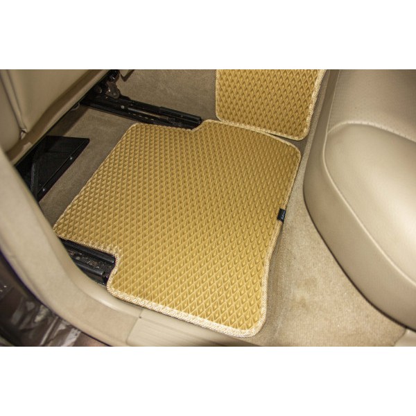 Фото - Коврики из экокожи в салон авто EVAtech для C-Class (W204) Mercedes-Benz 2007-2015 1 поколение Sedan EU (MB3156C5MS2BBB)